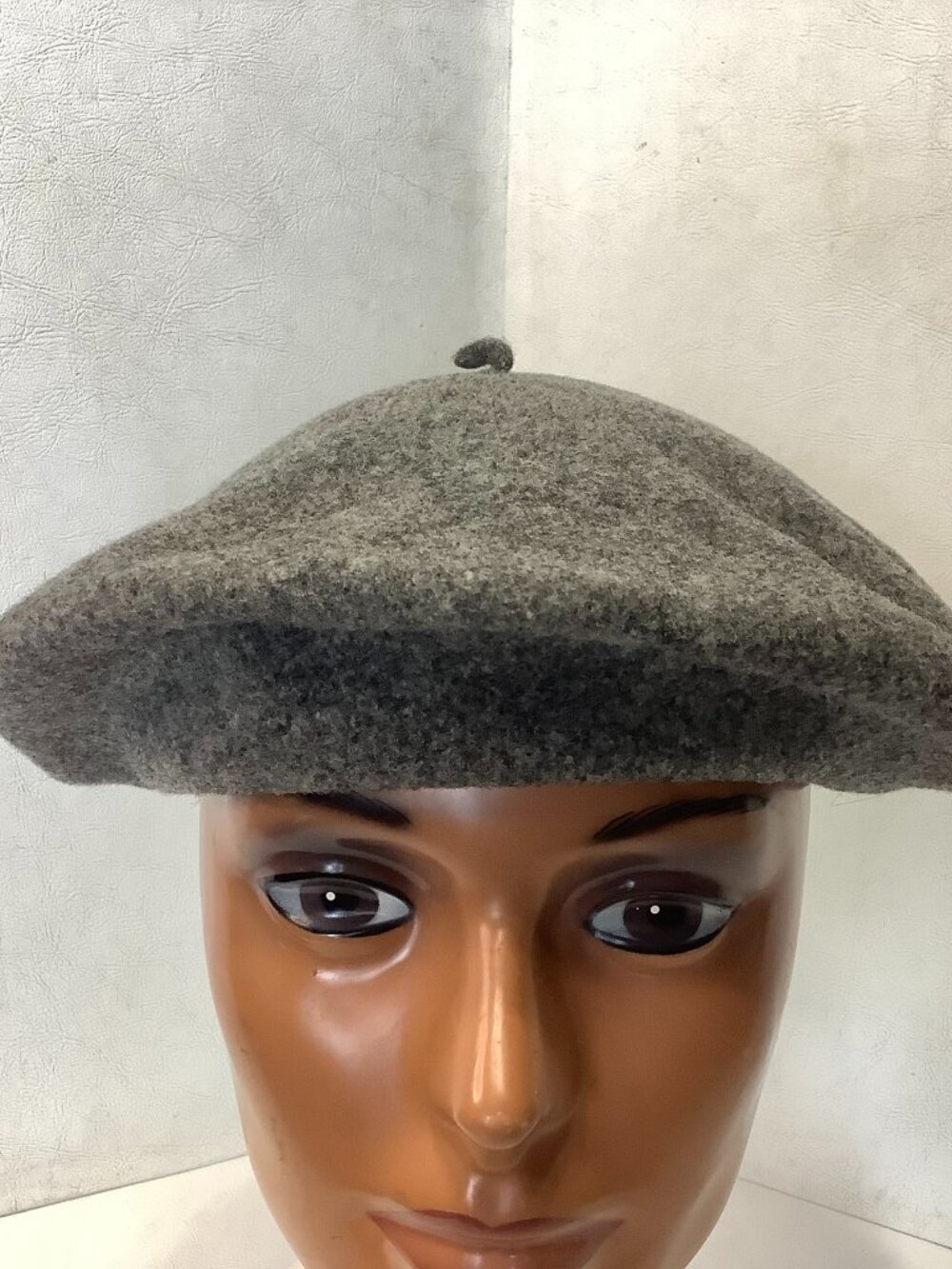 Kangol 100% Wool Beret Hat Gray Size Small